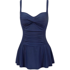 SHEKINI Women's Maternity One Piece Swimsuit - V Neck Pregnancy Bathing Suit With Side Bow